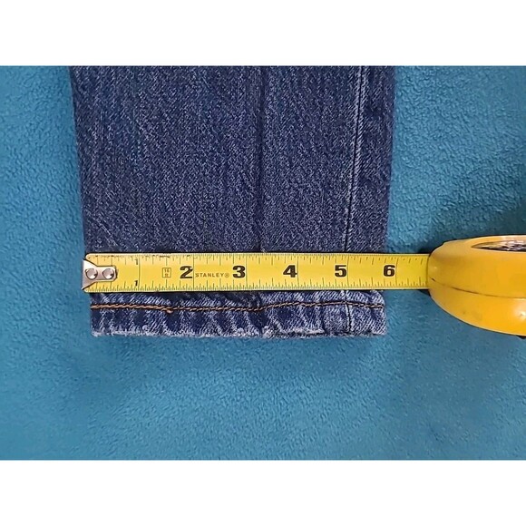 Levis Premium Womens 501 S Skinny Button Fly Jeans Distressed Big E Modern 28x30 - Picture 8 of 16